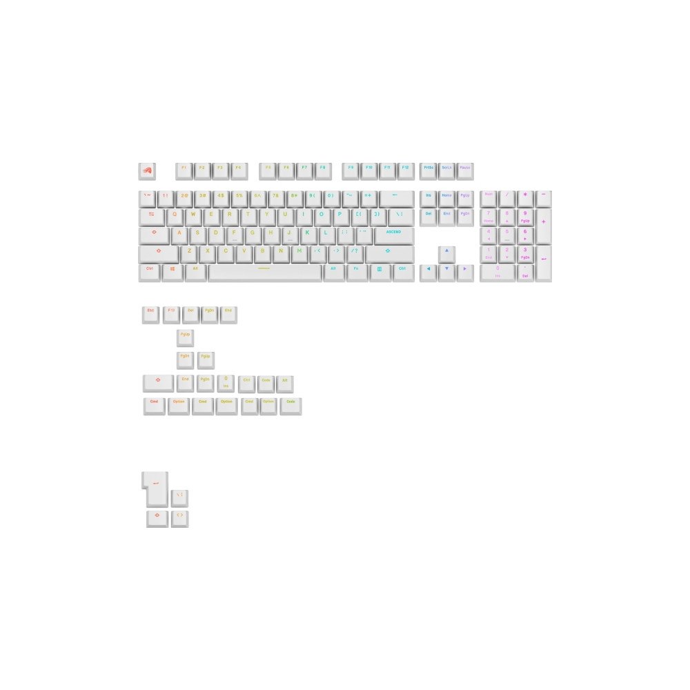Glorious PC Gaming Race Glorious Glorious GPBT Backlit Keycaps, ANSI Layout (US), PB...