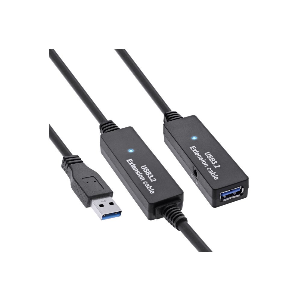 Inline InLine - USB-förlängningskabel - USB typ A till USB typ A - 20 m