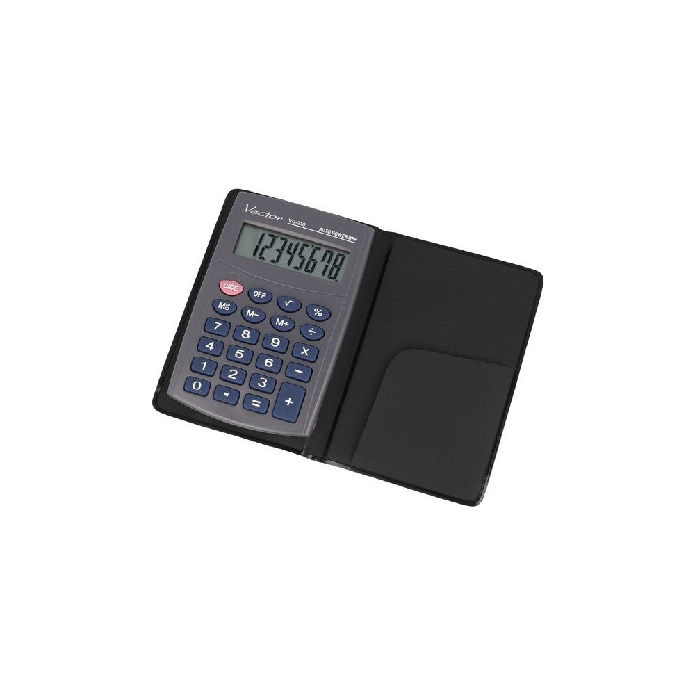VECTOR Vector KAV VC-210III pocket calculator 8 digits 64x98.5 mm g...