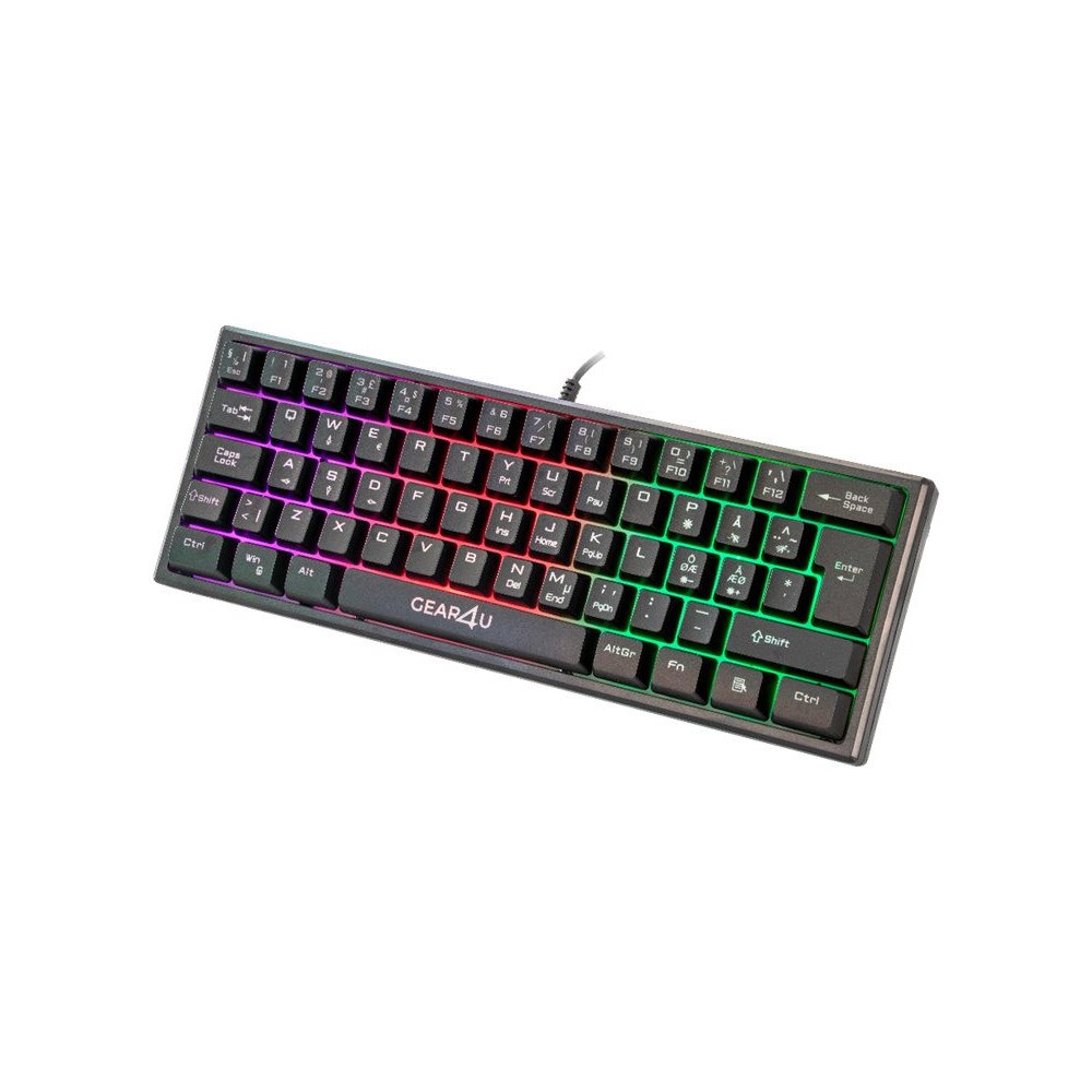 GEAR4U Gear4U - tangentbord - Nordisk - svart Inmatningsenhet