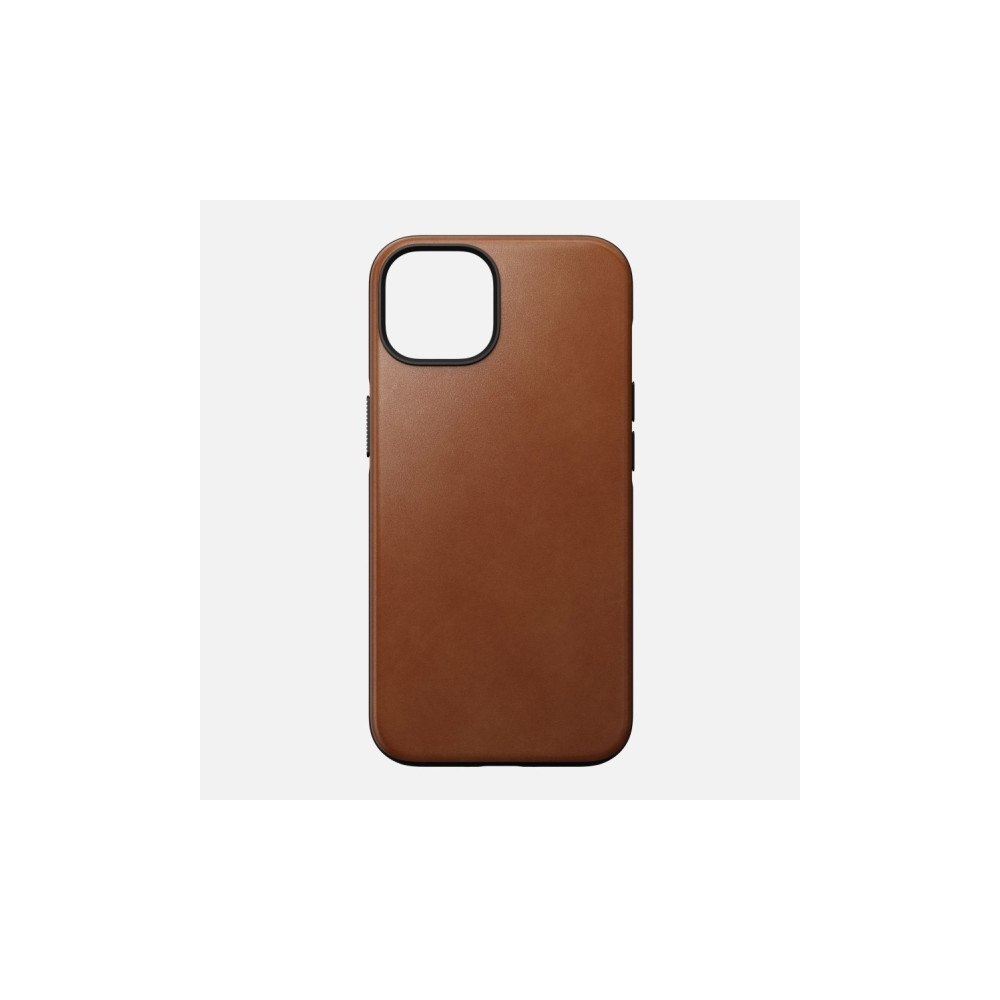 Nomad Nomad Modern, Omslag, Apple, iPhone 14, 15,5 cm (6.1"), Brun