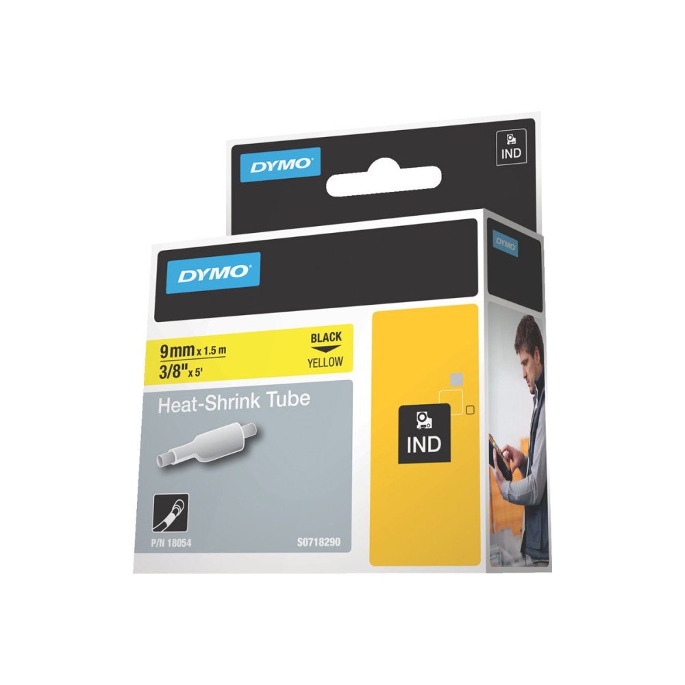DYMO DYMO RhinoPRO Heat shrink tubing - fodral - Rulle (0,9 cm x 5,5 m)
