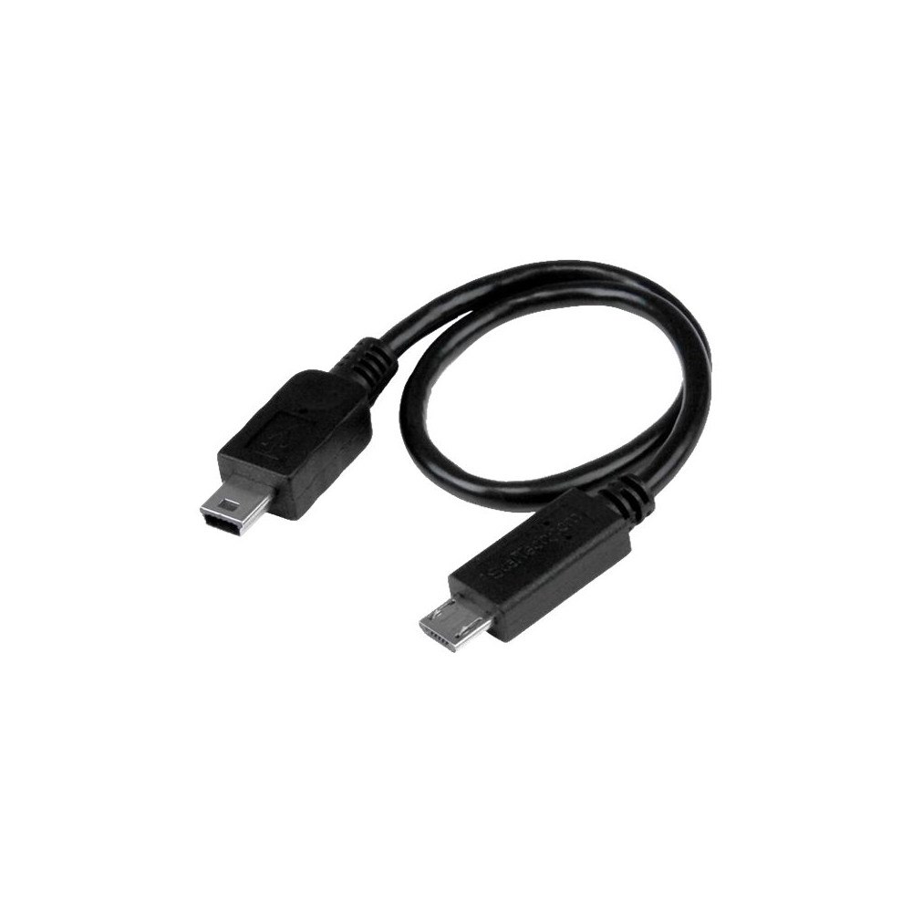 StarTech.com StarTech.com 8in USB OTG Cable - Micro USB to Mini USB - M/M - USB OTG Mobile Device Adapter Cable - 8 inch (UMUSBOTG8IN...