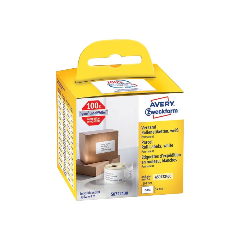 AVERY Avery Zweckform - etiketter - 220 etikett (er) - 54 x 101 mm