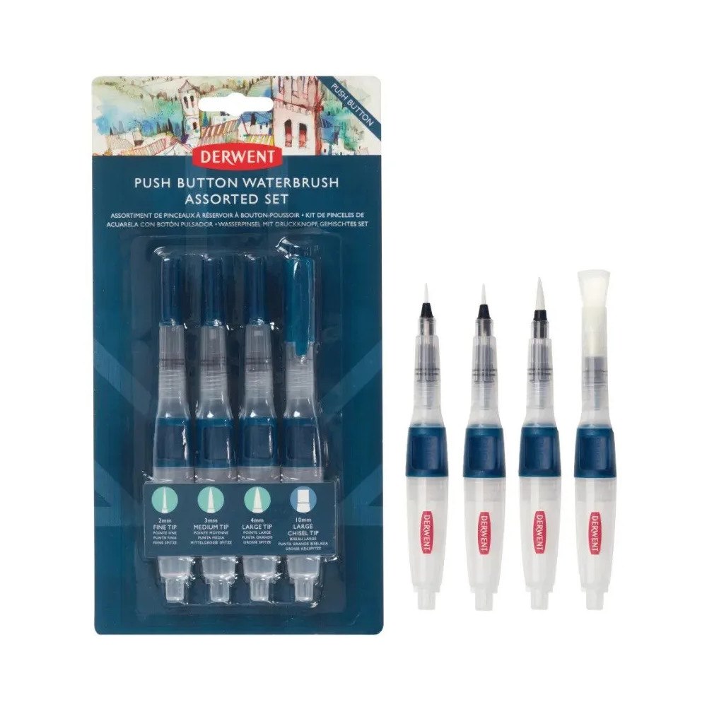 Derwent Derwent tryckknapp vattenborste