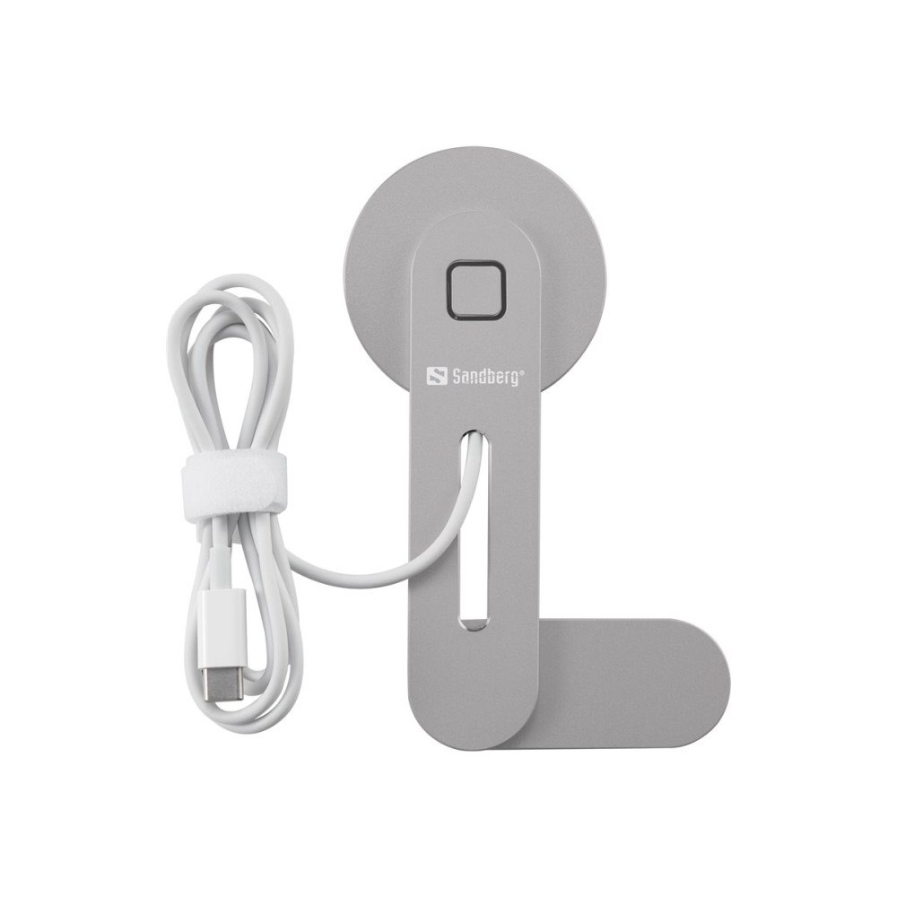 Sandberg Sandberg ScreenMount trådlös laddningsplatta - skärmmonterbar - 15 Watt