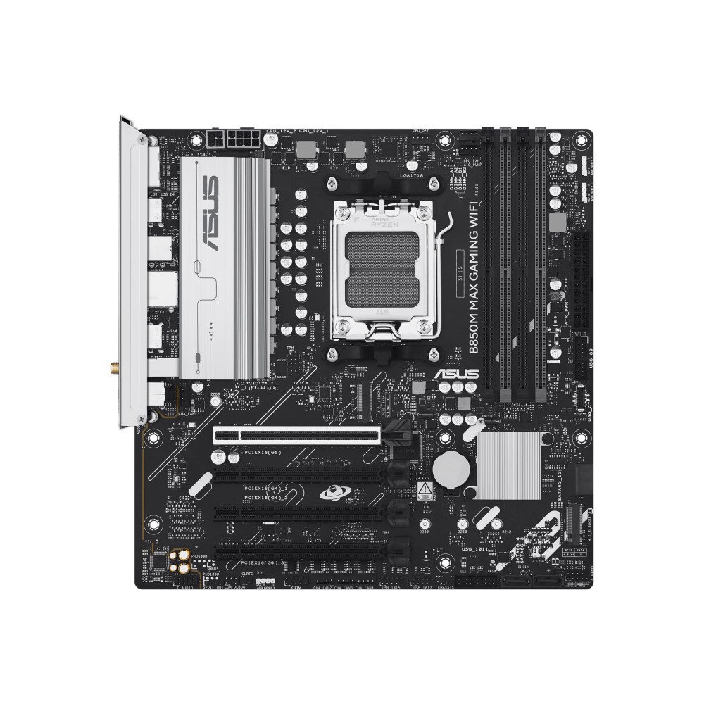 ASUS ASUS B850M MAX GAMING WIFI - moderkort - micro ATX - Socket AM5 - AMD B850