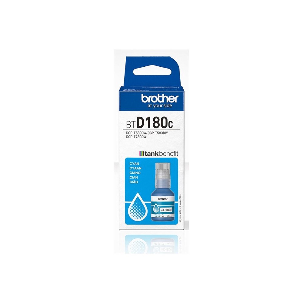Brother Brother BTD180C - cyan - original - påfyllnadsbläck