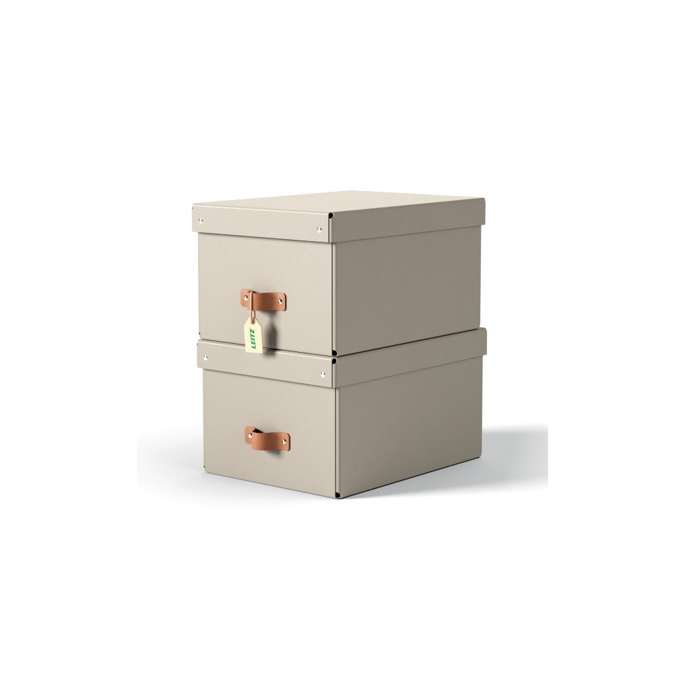 LEITZ Leitz Puro förvaringslåda med lock, medium, 17 liter, 100% å...