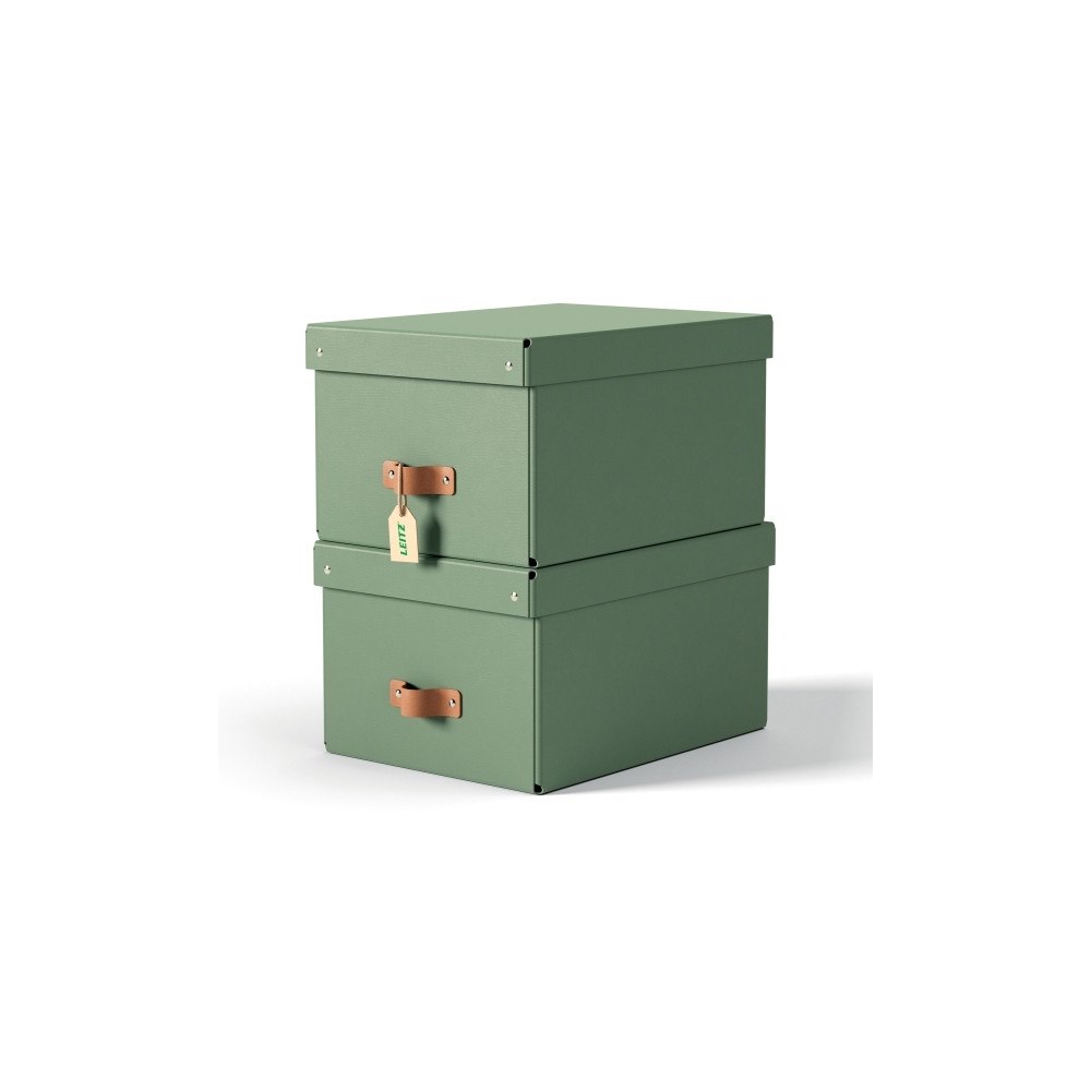 LEITZ Leitz Puro förvaringslåda med lock, 17L, medium, 100% återvu...