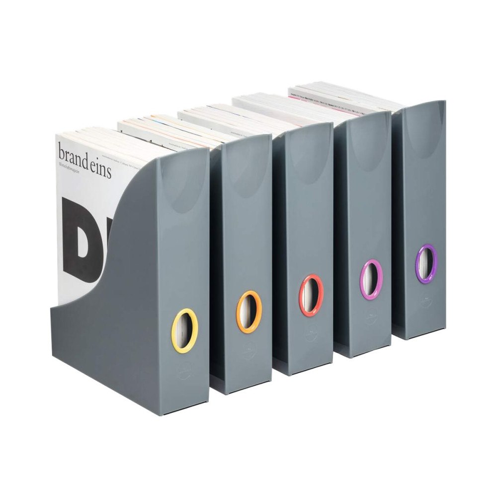Durable DURABLE VARICOLOR - magasinfil - för Letter, A4 - antracitgrå (paket om 5)