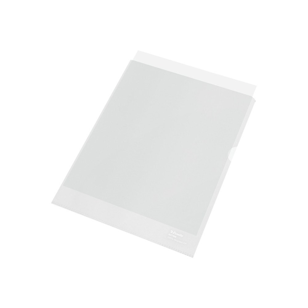 ESSELTE Esselte De Luxe - L-formad mapp - för A4 (paket om 100)