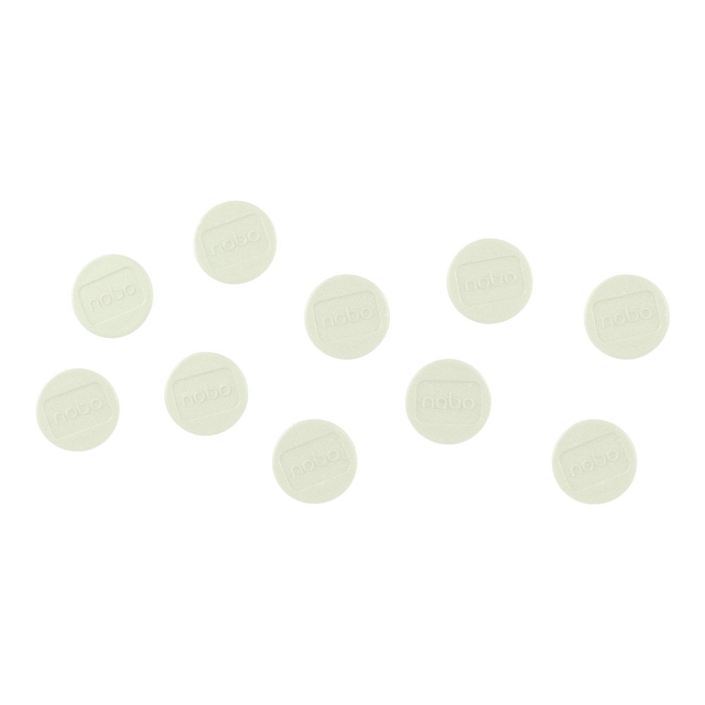 NOBO Nobo Magnetiska Whiteboardmagneter 10-Pack 13 mm Färgade Mag...
