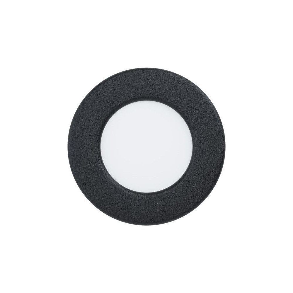 EGLO Eglo Fueva 5 - infälld spotlight - LED - varmt vitt ljus - 3000 K - svart, vit