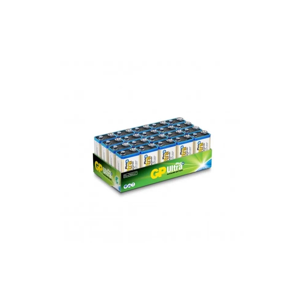 GP Batteries GP Batteries Ultra Plus Alkaline 1604AUP/6LF22, Engångsbatte...