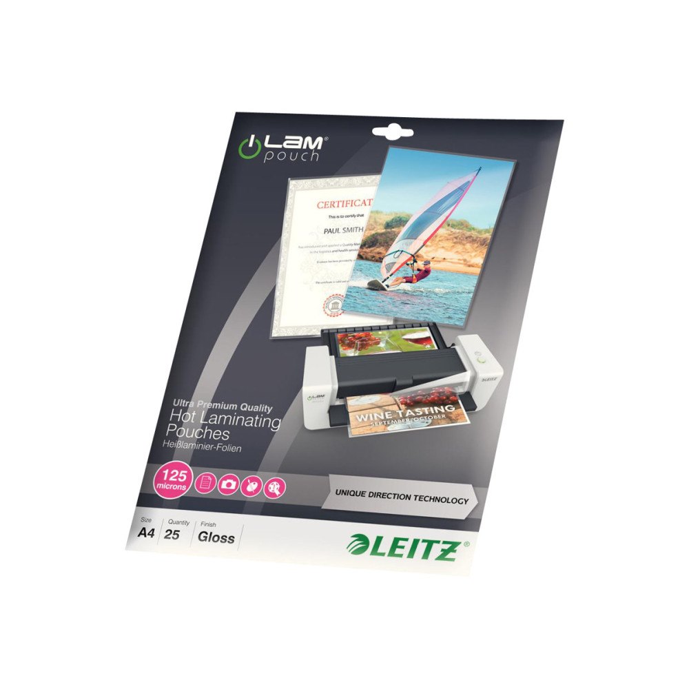 LEITZ Leitz - 25 - A4 - lamineringsfickor
