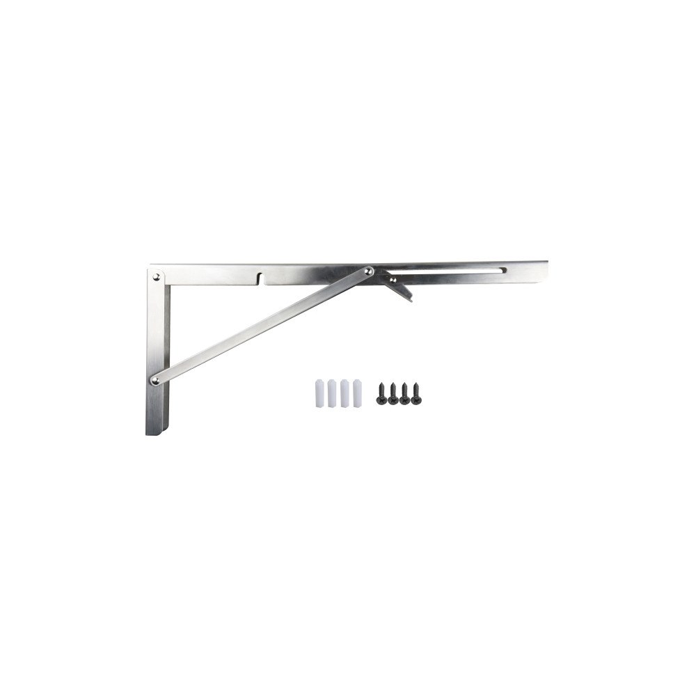 Home > It Home&gtit® vikbart hyllbeslag 300 x 170 mm 150 kg rostfritt...