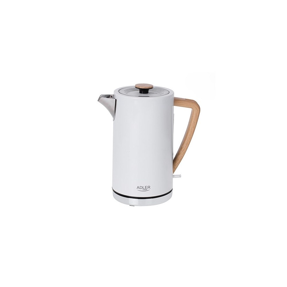 ADLER Adler AD 1347W, 1,5 l, 2200 W, Vit, Trä, Rostfritt stål, Vat...