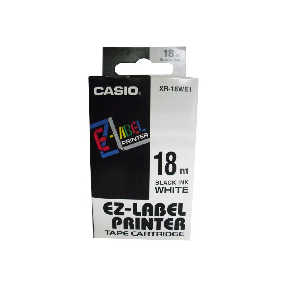 Casio Casio XR-12WE1 - etiketttejp - 1 kassett(er) - Rulle (1,2 cm x 8 m)