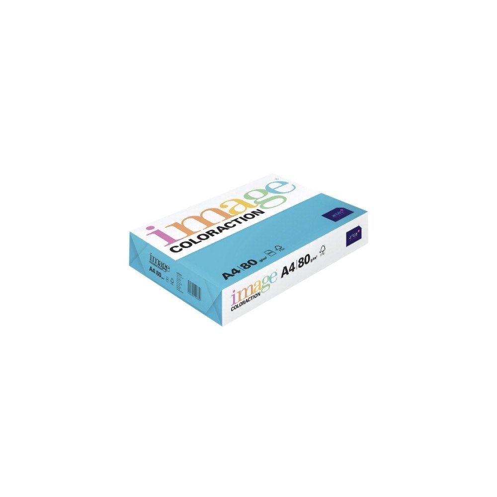 Image Coloraction Kopipapir Image Coloraction A4 80g Lisbon Deep Turquoise 500...