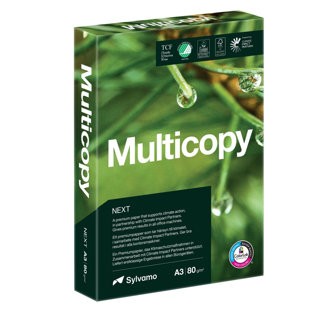 Multicopy Multifunktionspapper MultiCopy Next, A3, 80 g, vitt