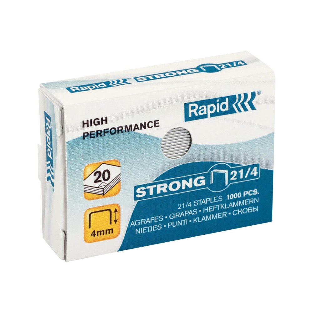 RAPID Rapid Strong - klamrar - 21/4 - 4 mm - paket med 1000