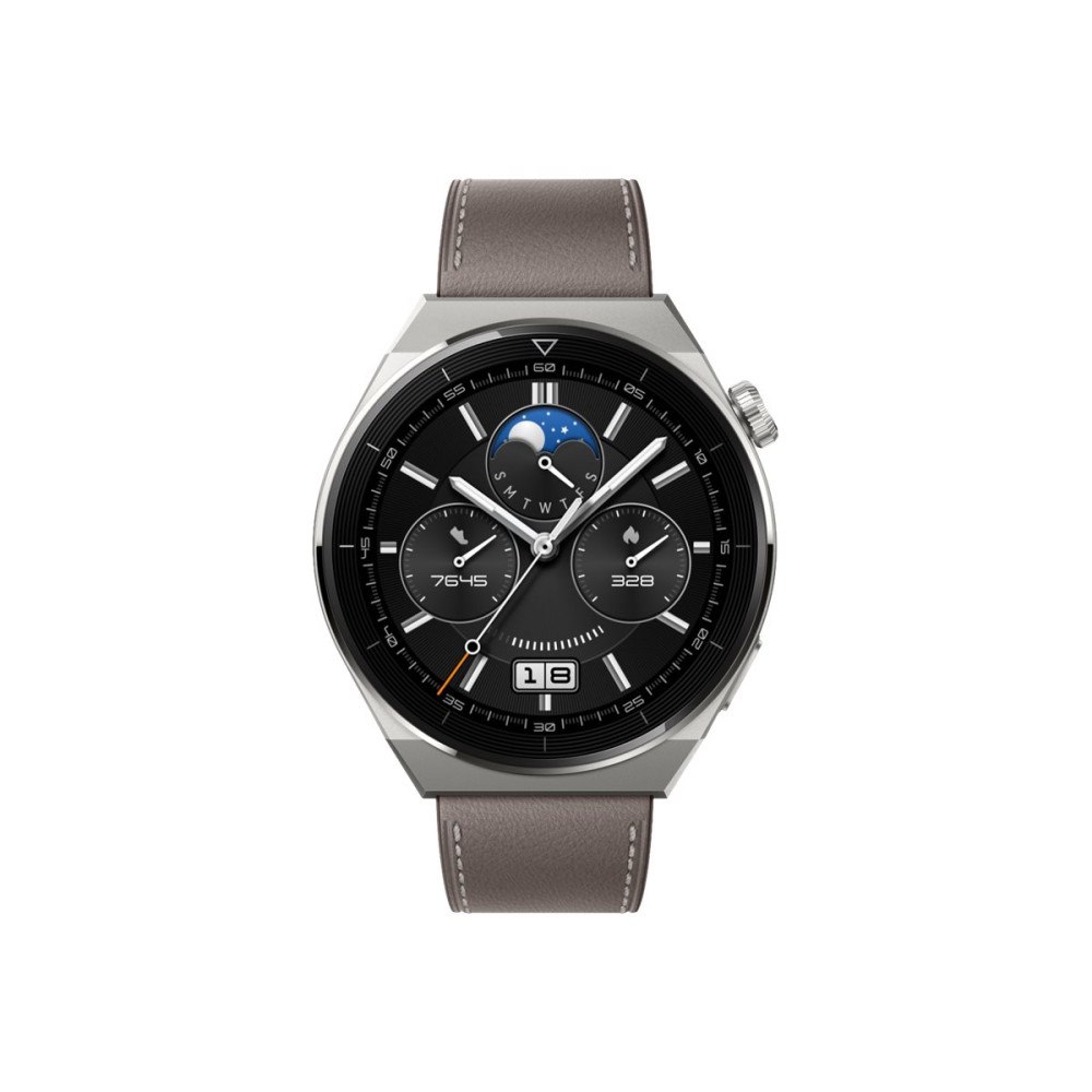 Huawei Huawei Watch GT 3 Pro - titan - smart klocka med rem - grå