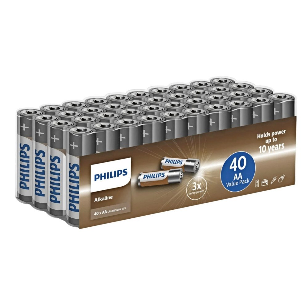 Philips Philips Alkaline AA-batterier