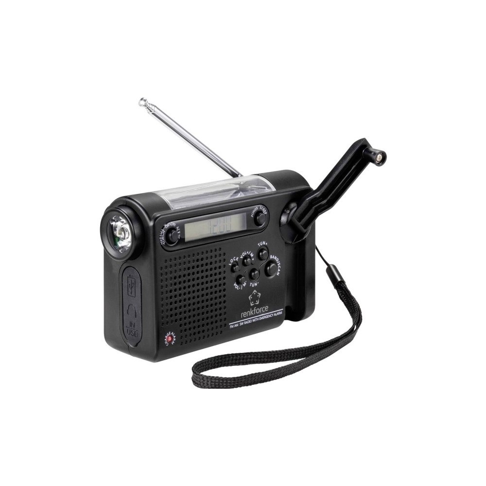 renkforce Ryggsäckradio Renkforce RF-CR-200 FM, AM (1018), KW uppladdn...