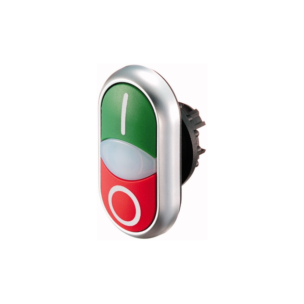Eaton Corporation Eaton M22-DDL-GR-X1/X0, Krom, Grön, Röd, Plast, 29,7 mm, 32,...