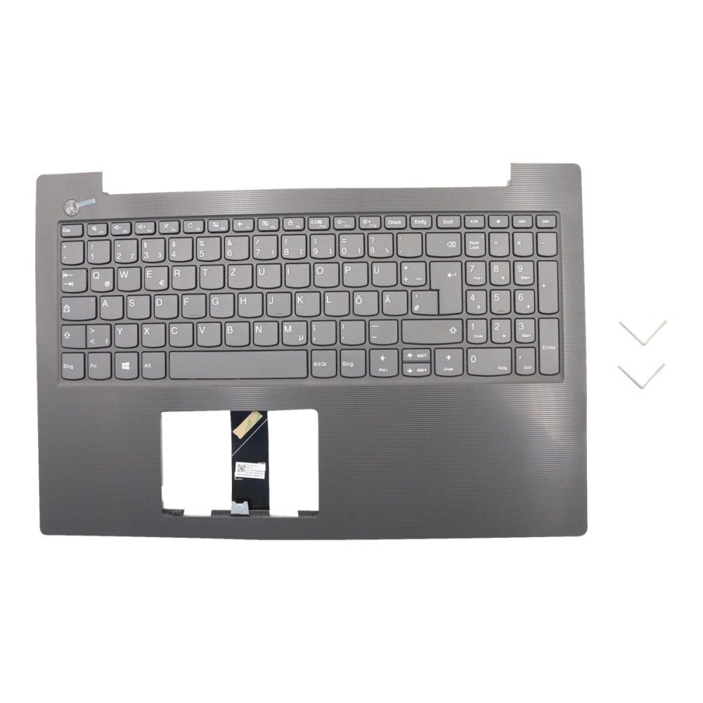 Lenovo Lenovo - ersättningstangentbord för bärbar dator - QWERTZ - tysk - järngrå Inmatningsenhet