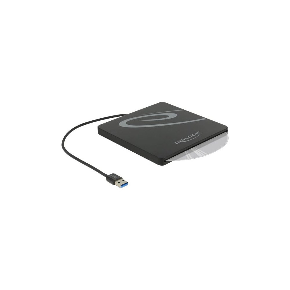DeLOCK Delock 5.25" External Enclosure Slot-in Slim SATA > USB 3.0 - förvaringslåda - SATA - USB 3.0