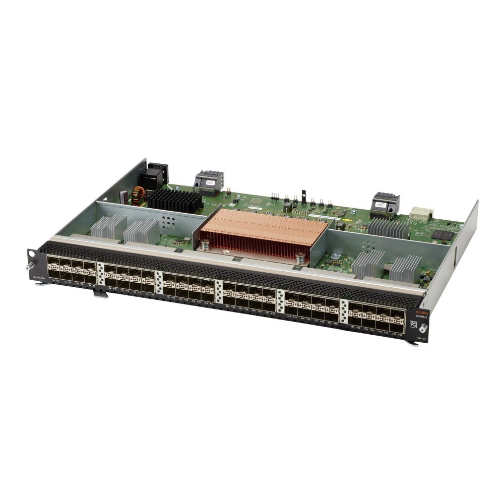 Hewlett Packard Enterprise HPE Aruba 6400 v2 Extended Tables Module - expansionsmodul - Gigabit Ethernet / 10Gb Ethernet / 25Gb Ethernet SFP28 x 48