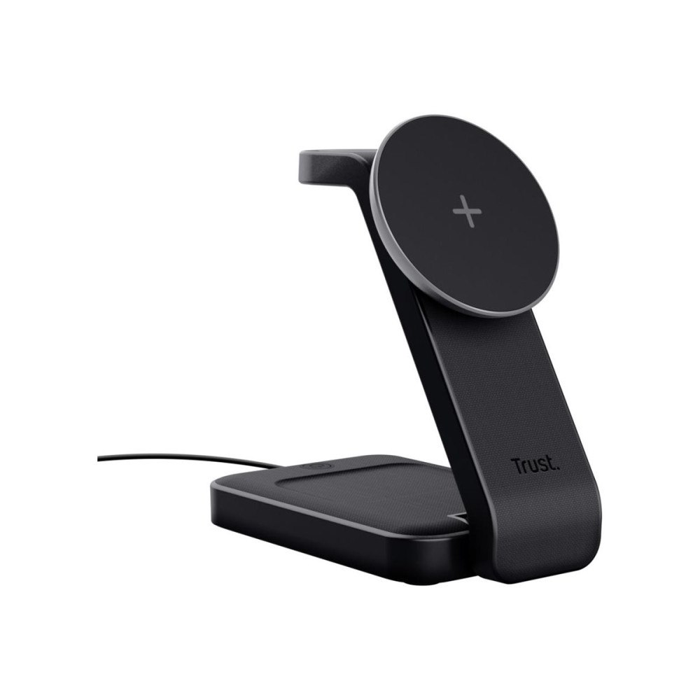 Trust Computer Products Trust Viro - trådlöst laddställ - magnetisk, 3-i-1 - 20 Watt