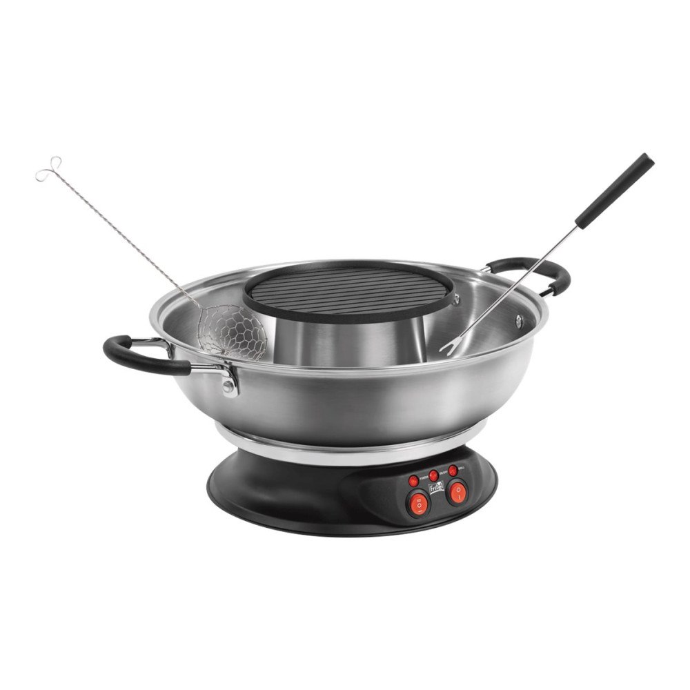Fritel FRITEL FG 2970 - fondue pot / grill - rostfritt stål svart