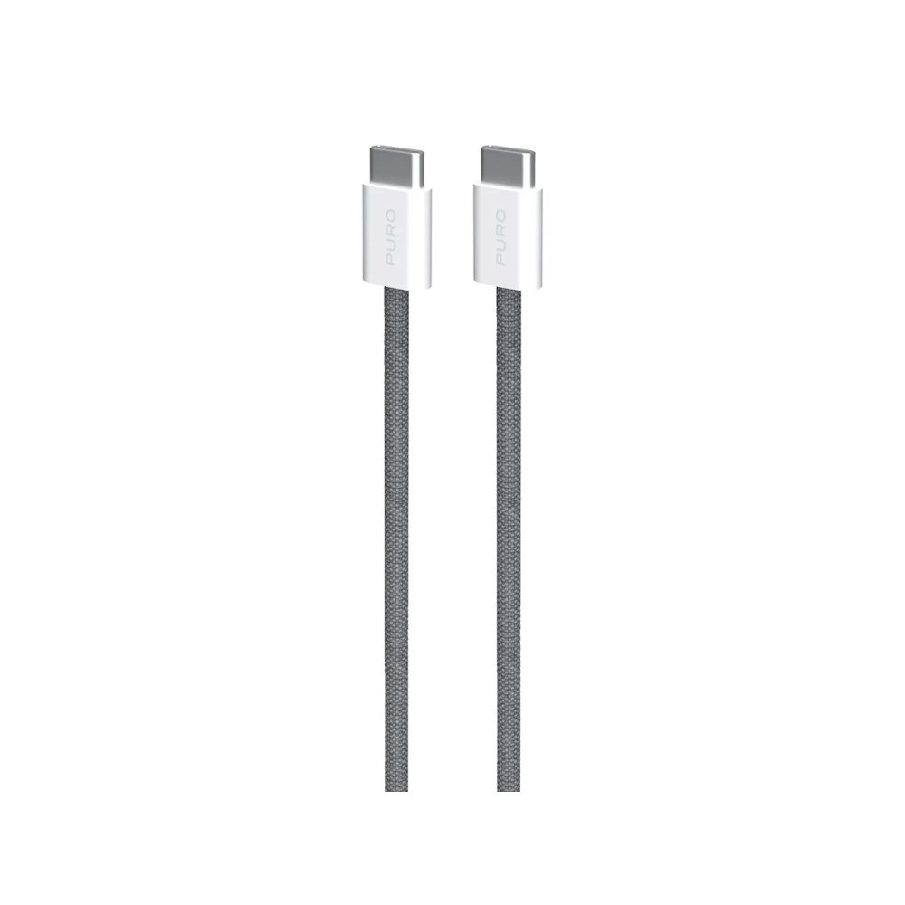 PURO PURO PUCCCFABK415MTDKGREY, 1,5 m, USB C, USB C, USB 2.0, 0,4...