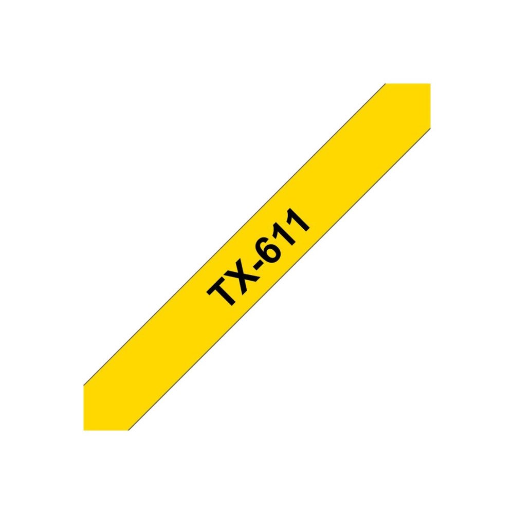 Brother Brother TX611 - bandlaminat - 1 kassett(er) - Rulle (0,6 cm x 15,2 m)