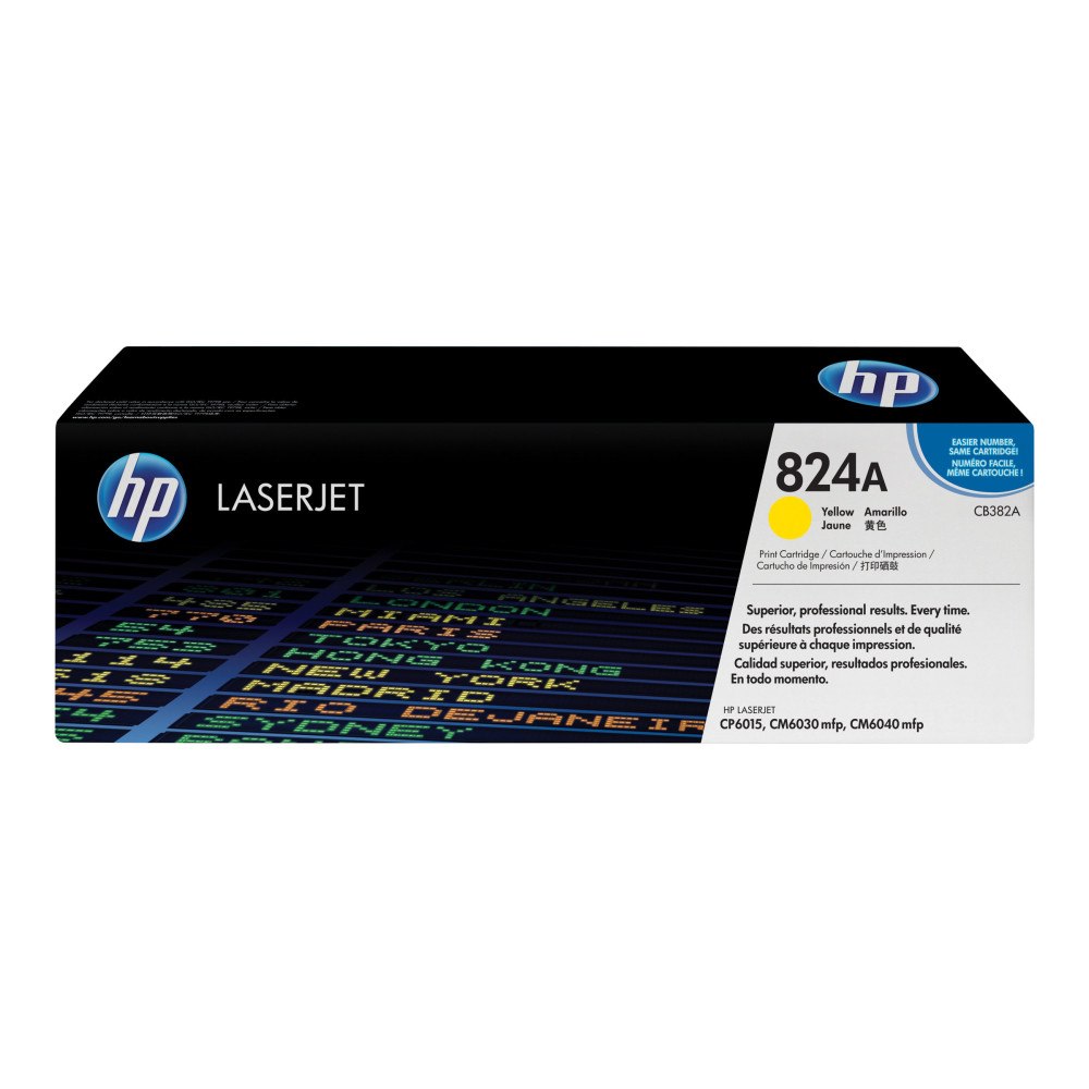 HP HP 824A - gul - original - LaserJet - tonerkassett (CB382A)