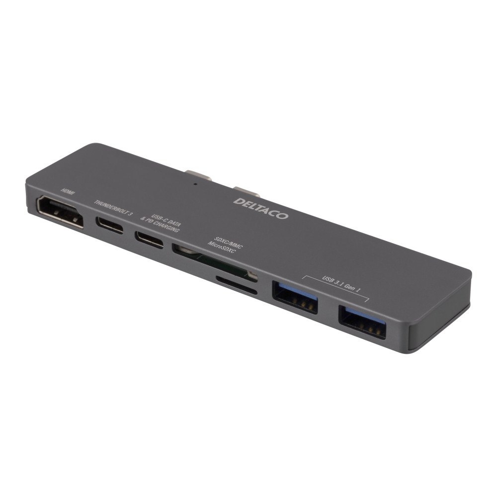 Deltaco DELTACO USBC-1290 - dockningsstation - USB-C - HDMI