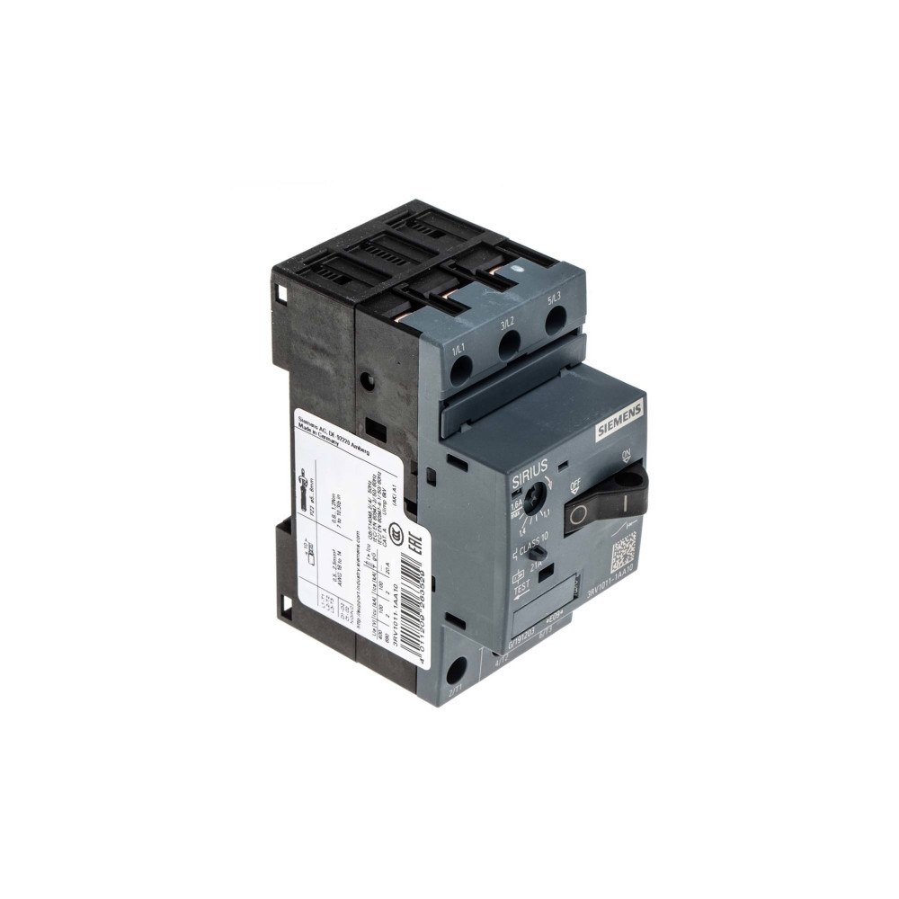 Siemens Siemens 3RV1011-1AA10 Strömbrytare 1 st 3 x strömbrytare Ins...