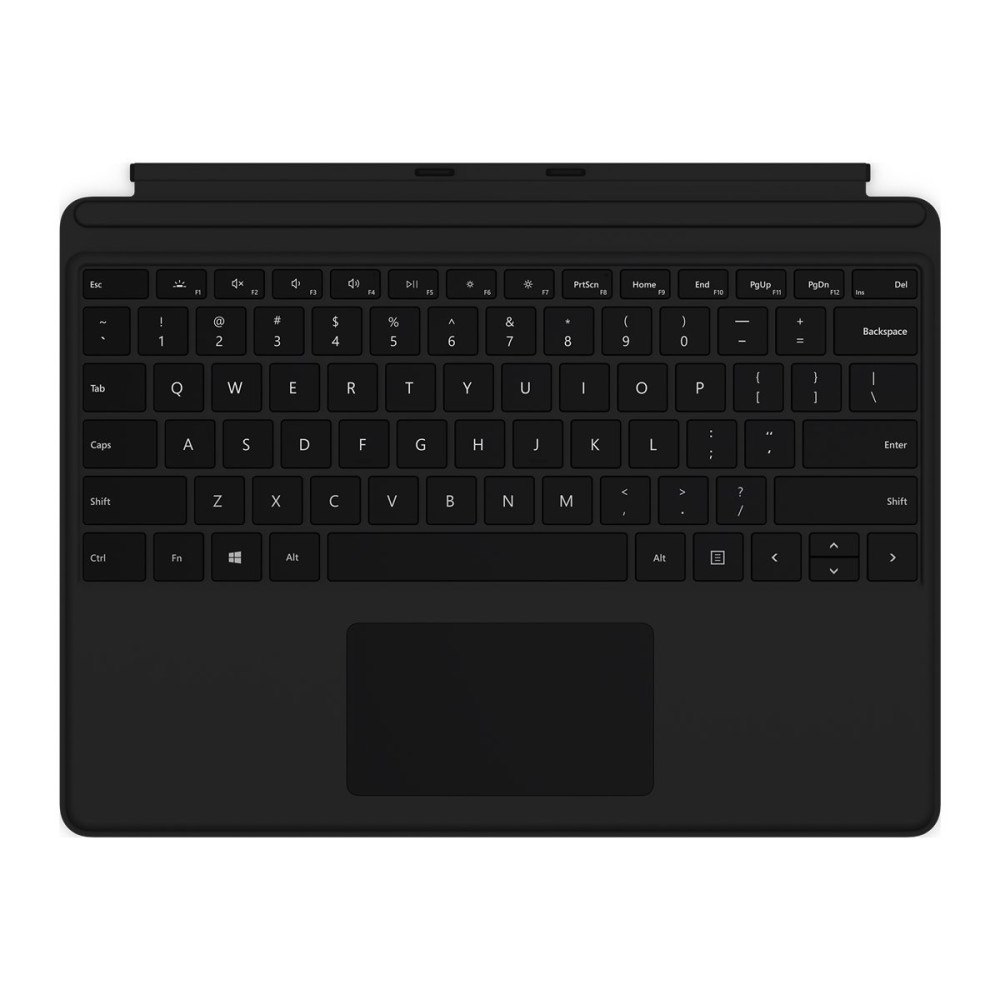 Microsoft Microsoft Surface Pro Keyboard - tangentbord - med pekdyna - Nordisk - svart Inmatningsenhet