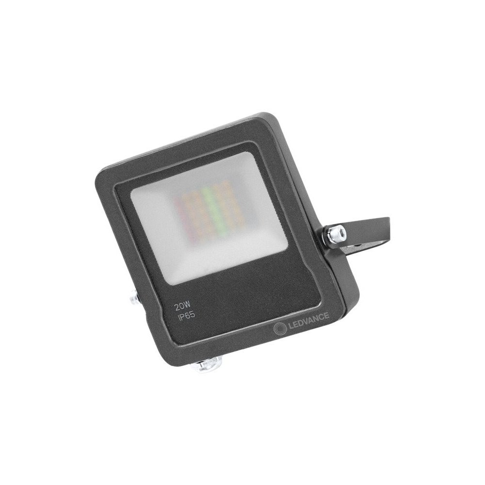 LEDVANCE LEDVANCE SMART+ - strålkastare - LED - 20 W - RGBW/varmvitt ljus - 3000 K - mörkgrå
