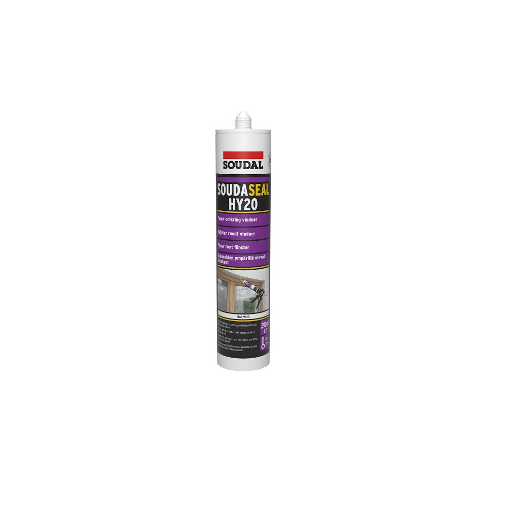 SOUDAL Soudaseal HY20 Malbar hybrid polymer fugemasse 290ml patron,...