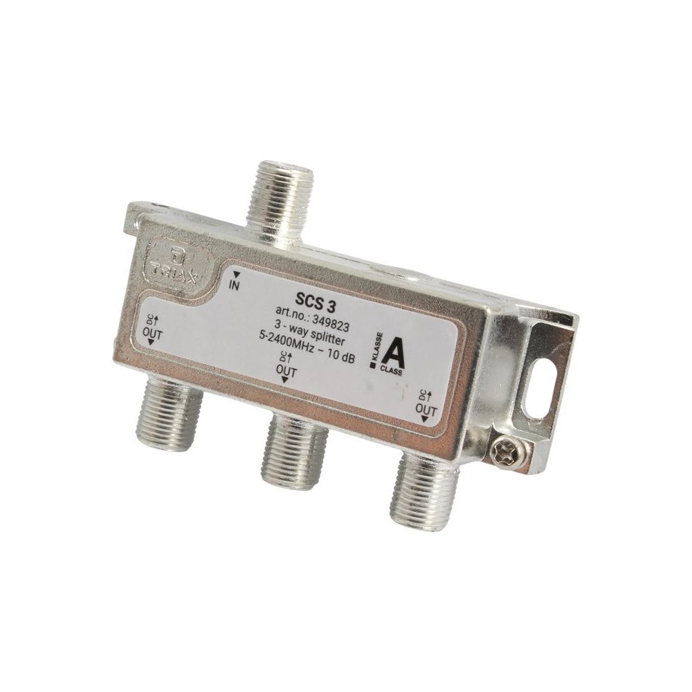 Triax Triax SCS 3 - RF-linjedelare för MATV distribution systems - DC passthrough