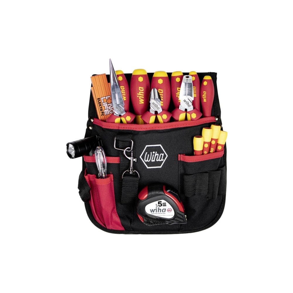 Wiha WIHA Verktygssats för elektriker. Blandat, 18 delar inkl. ba...