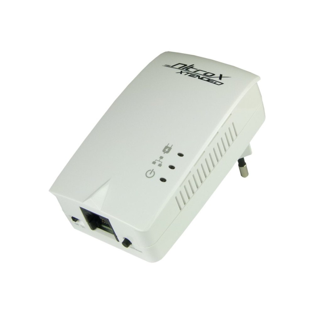 Inter-Tech Elektronik Handels Inter-Tech PLA-200 PowerLAN Adapter - Powerline-adapter - vägginsticksbar