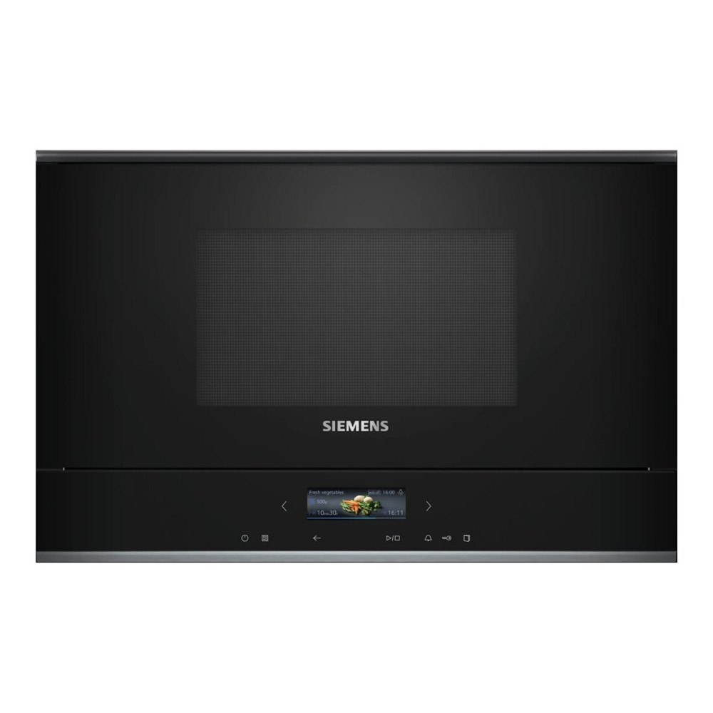 Siemens Siemens iQ700 BF722R1B1 - mikrovågsugn - inbyggd - svart / rostfritt stål