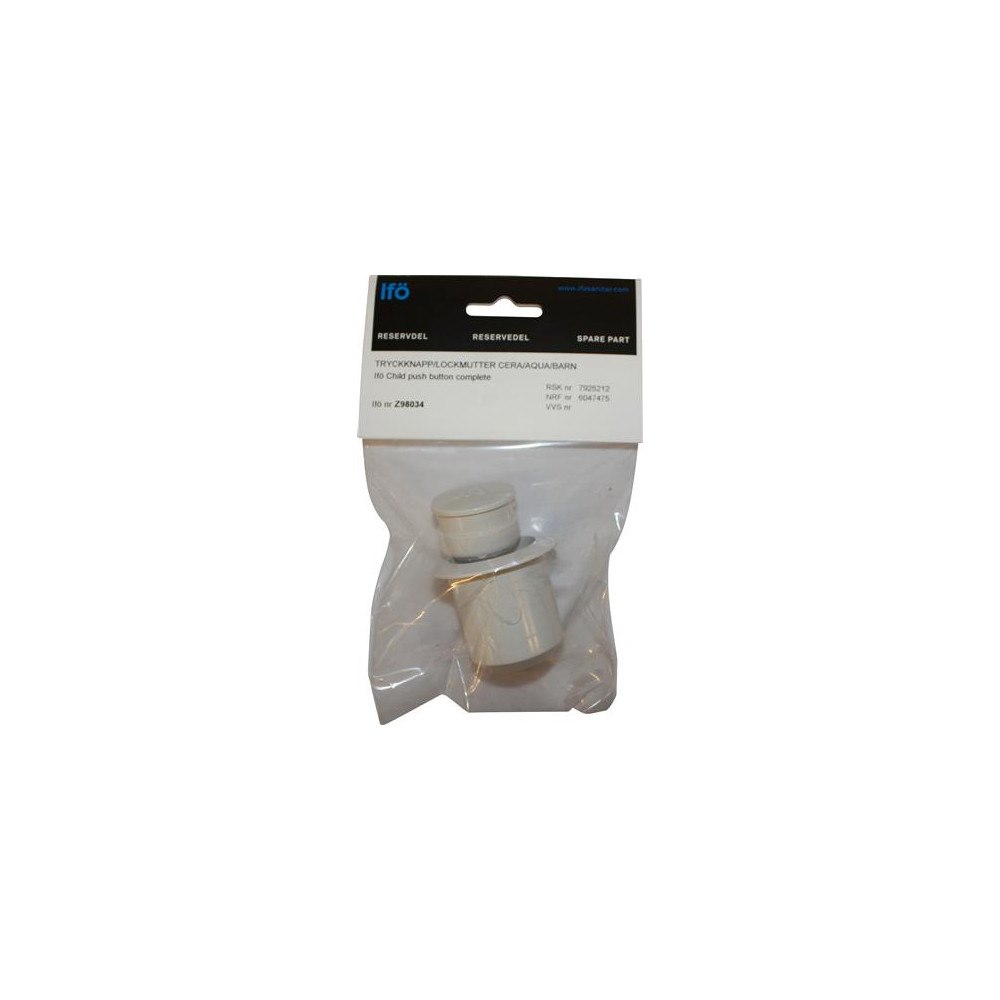 GEBERIT Ifö aqua 21 trykknap vit