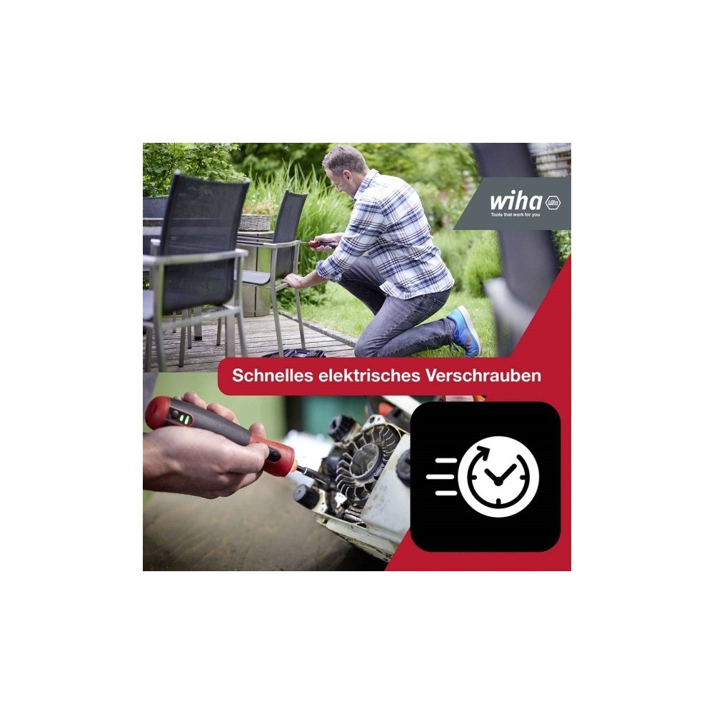 Wiha Wiha speedE® PocketDrive 45791 Sladdlös skruvdragare 3,7 V l...