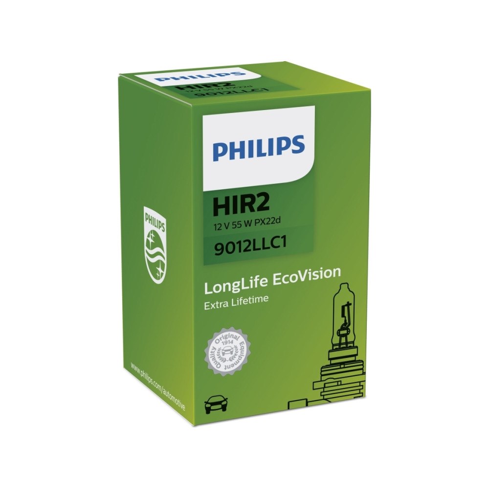 Philips Philips LongLife EcoVision 9012LLC1 Längre hållbarhet, 55 W,...